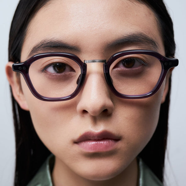 Iris Optical / Purple Acetate & Blue - Light Lens - Shade Files